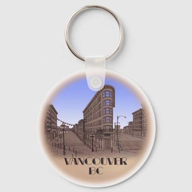 Chaveiro Vancouver Canada Key Chain Vancouver Souvenirs (Frente)