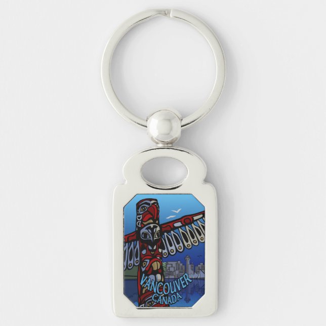 Chaveiro Vancouver Canada Key Chain Vancouver Souvenirs (Frente)