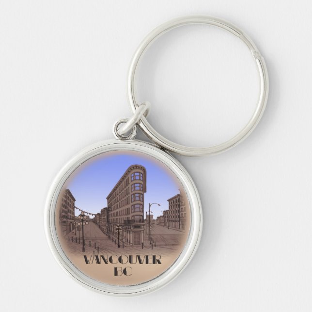 Chaveiro Vancouver Canada Key Chain Vancouver Souvenirs (Frente)