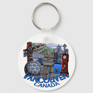 Chaveiro Vancouver Canada Key Chain Vancouver Souvenirs