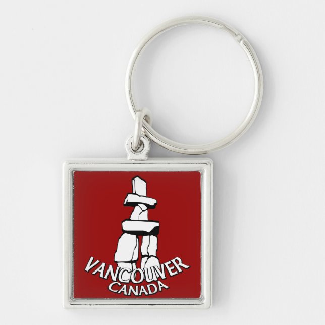 Chaveiro Vancouver Canada Key Chain Vancouver Souvenirs (Frente)