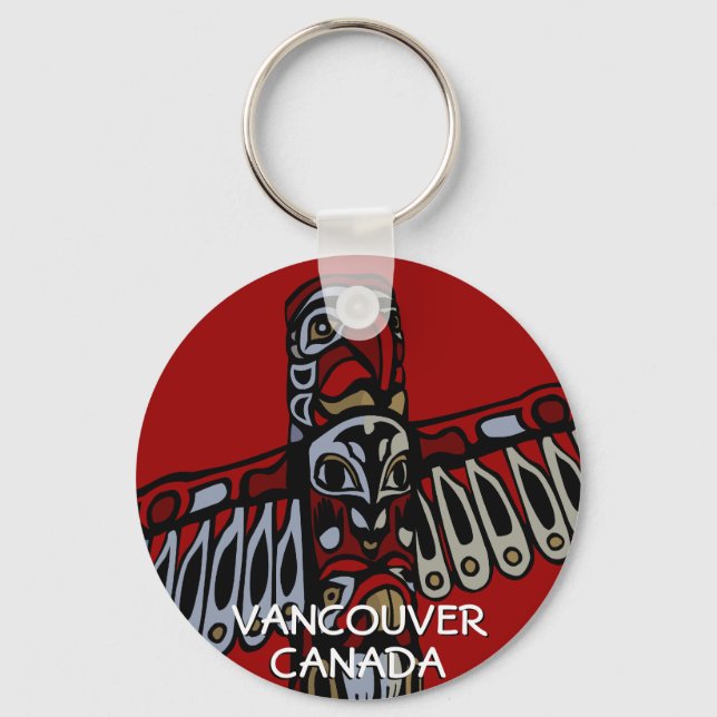 Chaveiro Vancouver Canada Key Chain Vancouver Souvenirs (Frente)