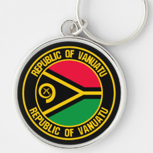 Chaveiro Vanuatu Round Emblem
