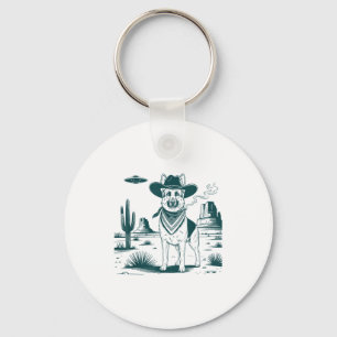 Chaveiro Vaqueiros Cachorro Pastor Alemão Vintage Ufo Farto