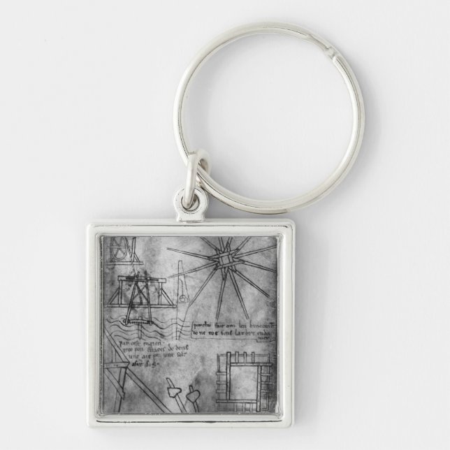 Chaveiro Vários motores e instrumentos (Frente)