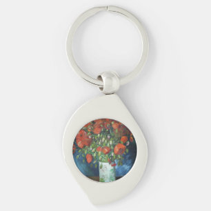 Chaveiro Vase com Papa Vermelho Vincent van Gogh