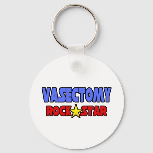 Chaveiro Vasectomy Rock Star (Frente)