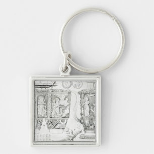Chaveiro Vaso de Etruscan e design, 1749