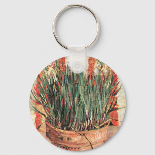 Chaveiro Vaso de Flores em Natureza Morta com Cebolinho por