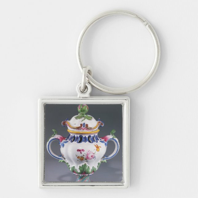 Chaveiro Vaso do Pote-pourri, feito em Strasbourg, (Frente)