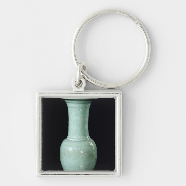 Chaveiro Vaso vitrificado Celadon, dinastia de Yuan (Frente)