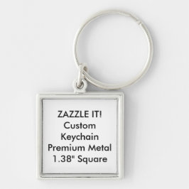 Chaveiro Vazio quadrado feito sob encomenda do anel chave