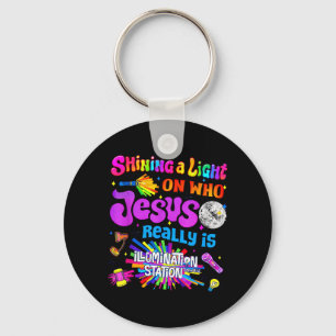 Chaveiro VBS 2026 Brilhando uma Luz sobre Quem Jesus Realme