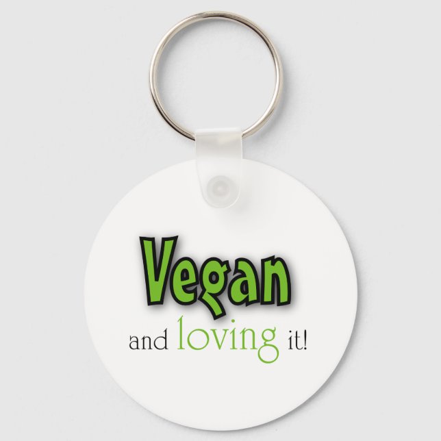 Chaveiro Vegan e adorando (Frente)