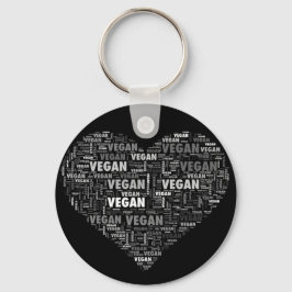 Chaveiro Vegan Love design