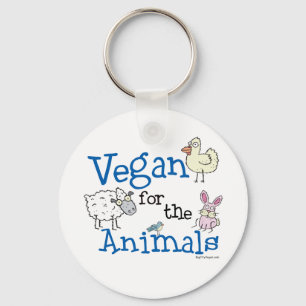 Chaveiro Vegan para os Animais