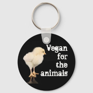 Chaveiro Vegan para os animais - Pintinho