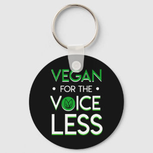 Chaveiro Vegan para os presentes áfonos do vegetariano