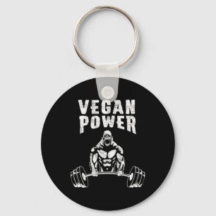 Chaveiro Vegan Power Gorilla Bodybuilding Gym Workout