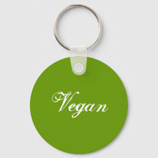 Chaveiro Vegan. Verde. Slogan. Personalizado