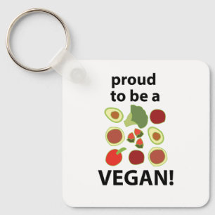 Chaveiro Vegano Orgulhoso Por Ser Vegano