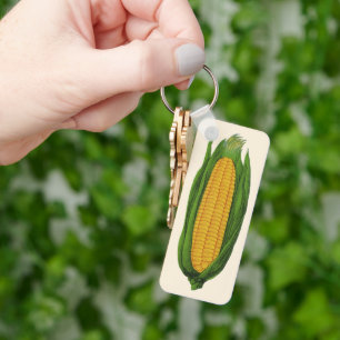 Chaveiro Vegetais de Comidas de safra; Milho Amarelo no for