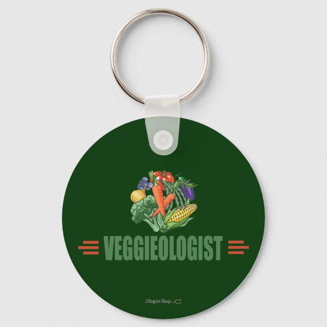 Chaveiro Vegetariano Humorístico (Frente)