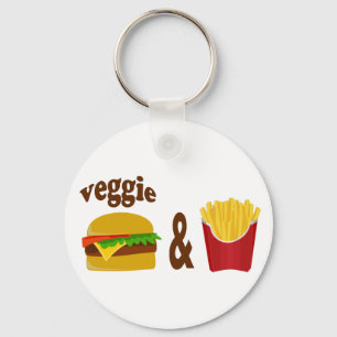 Chaveiro Veggie Burger e Fries