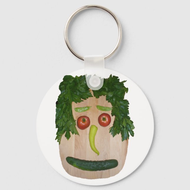 Chaveiro Veggie Face (Frente)