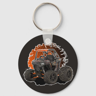 Chaveiro Veículo off-road UTV de desenho animado
