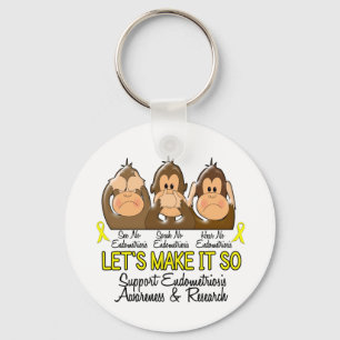 Chaveiro Veja que para falar não ouça nenhuma endometrios