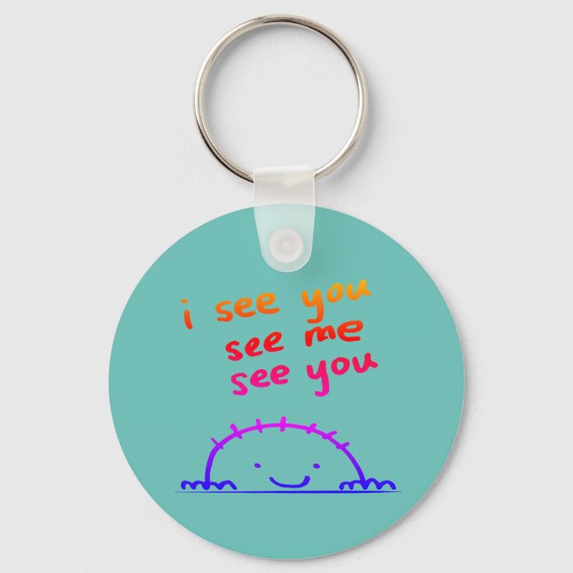 Chaveiro Vejo você, me veja (Verso)