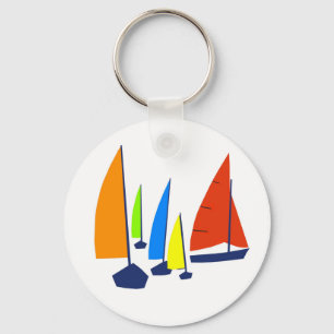 Chaveiro Veleiros ensolarados brilhantes