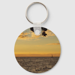 Chaveiro Velejando para o pôr do sol