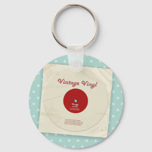 Chaveiro velho do registro de vinil