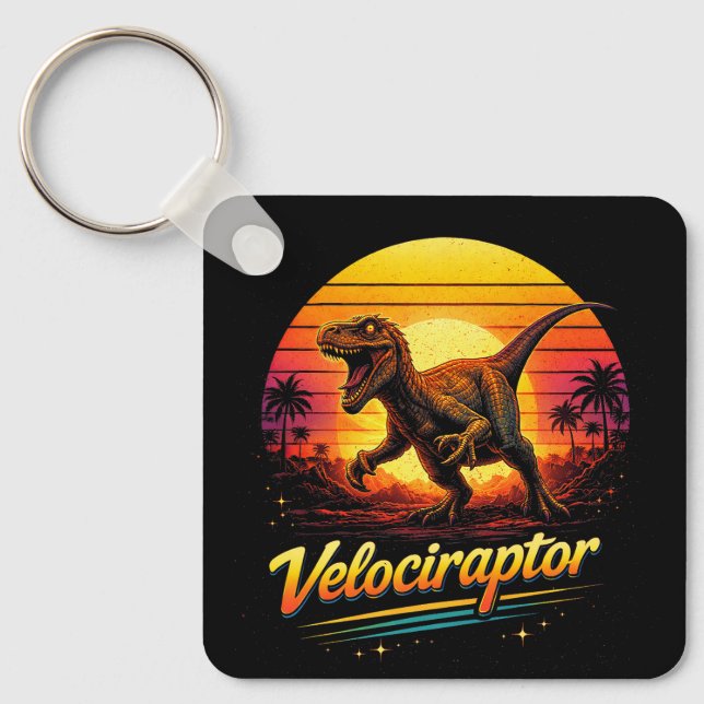 Chaveiro Velociraptor (Frente)