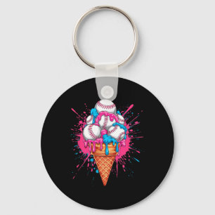 Chaveiro Venda o Sorvete Cone Engraçado Vende Lover