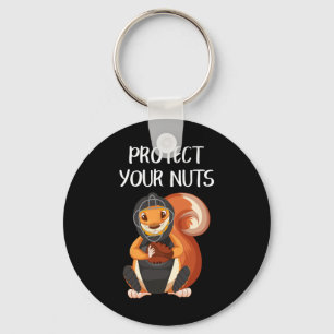 Chaveiro Vender Caçador Amante de Esquilo Engraçado Softll