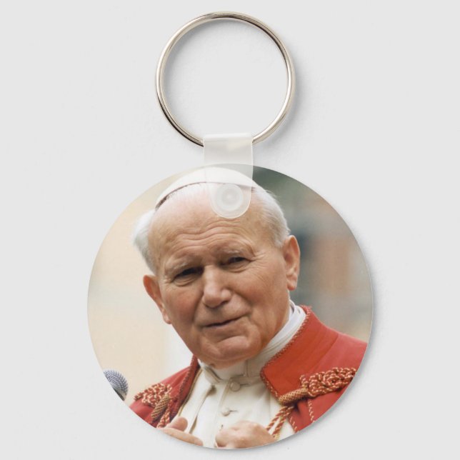 Chaveiro Venerable Pope John Paul II (Frente)