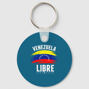 Chaveiro Venezuela Livre 2026 Bandeira do Coração da Venezu