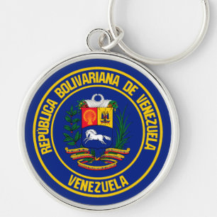 Chaveiro Venezuela Round Emblem