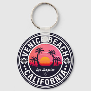 Chaveiro Venice Beach California Retro Sunset Souvenirs 60s