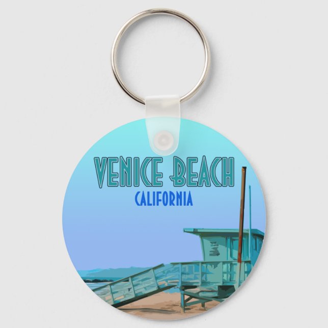Chaveiro Venice Beach California Vintage (Frente)