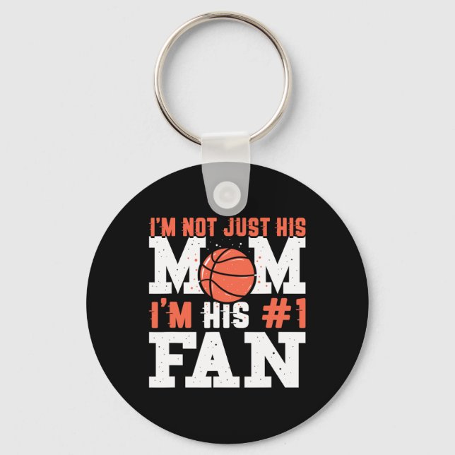 Chaveiro Ventilador de Basquete Número 1 - Mãe de Basquete (Frente)