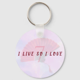 Chaveiro Ventoinha Estética Roxa Inspirada em K-Pop Viva o