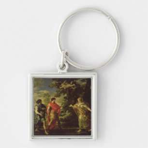 Chaveiro Venus que aparece a Aeneas como um Huntress,