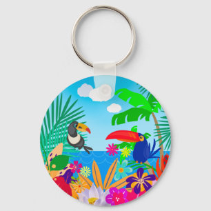 Chaveiro Verão tropical