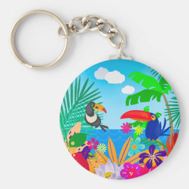 Chaveiro Verão tropical