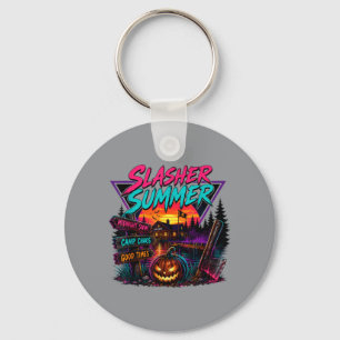 Chaveiro Verão Vintage Halloween Assassino de Verão Assusta