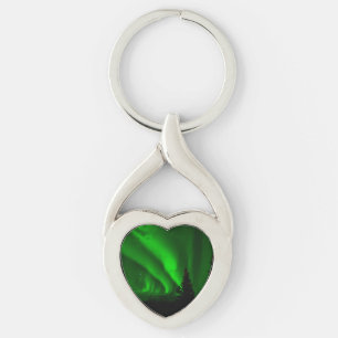 Chaveiro verde aurora-borealis